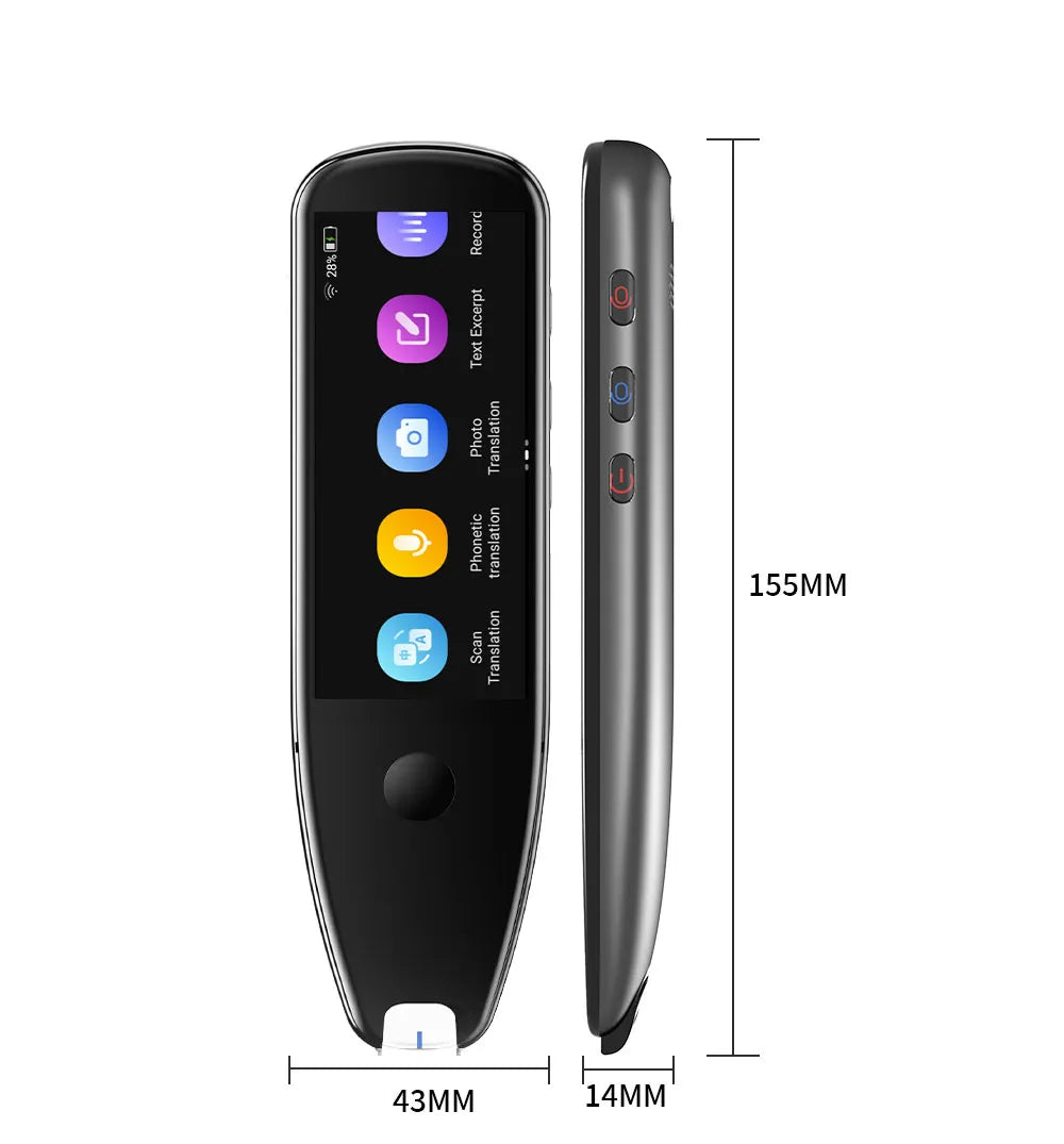 X5 Pro Smart Voice-Activated Scanning Translator Pen - A Versatile Real-Time Multilingual Tool