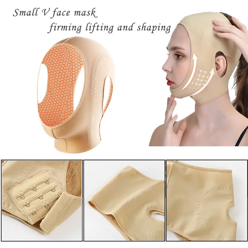 V-Face Cheek Contouring Band for Double Chin Reduction