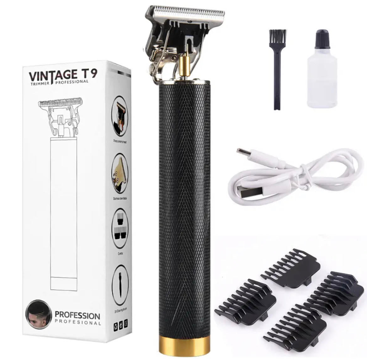 T9 All Metal Shaver with LCD Digital Display - Compact and Travel-Friendly