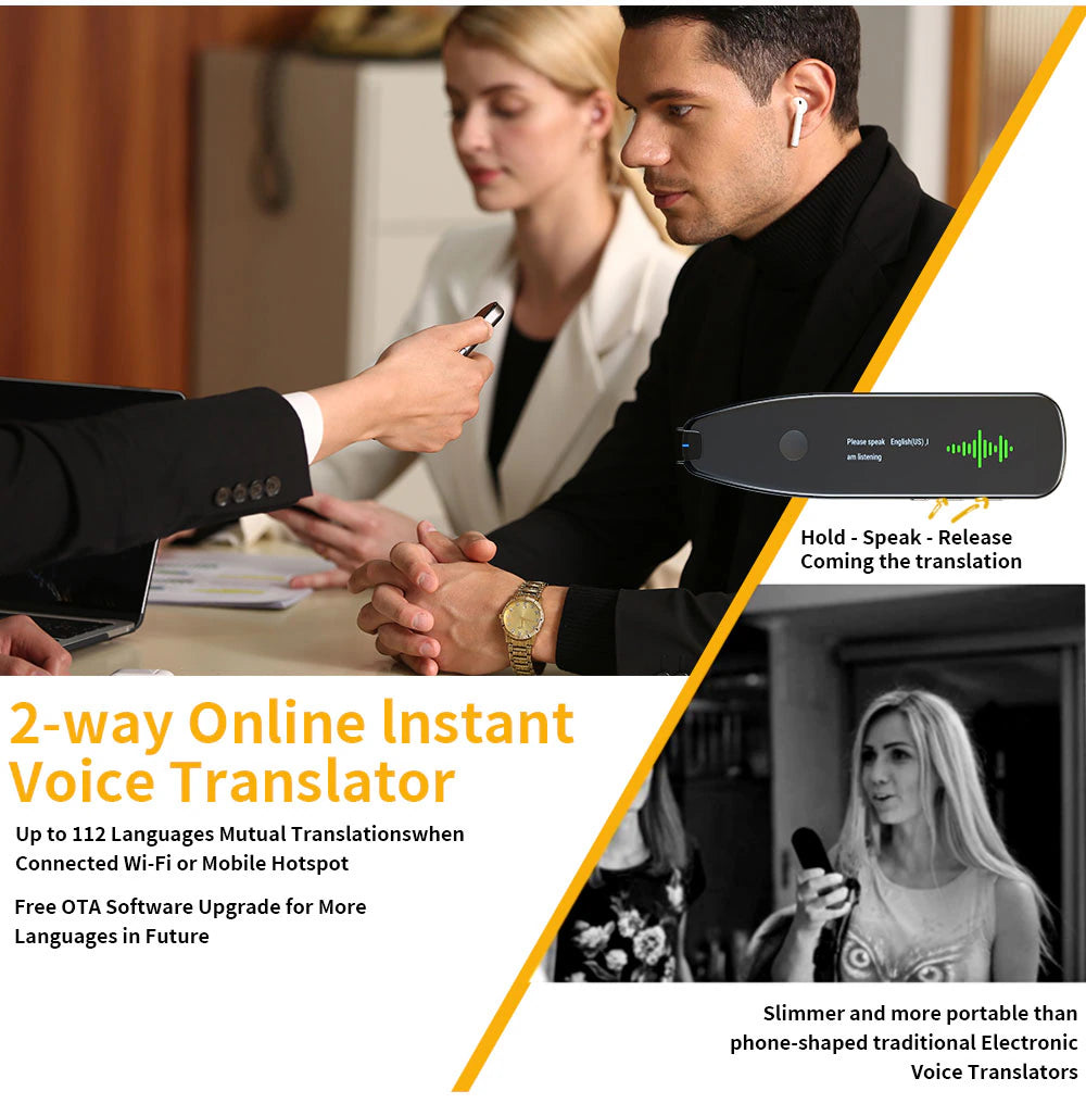 X5 Pro Smart Voice-Activated Scanning Translator Pen - A Versatile Real-Time Multilingual Tool