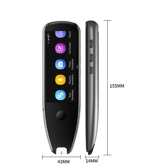 X5 Pro Smart Voice-Activated Scanning Translator Pen - A Versatile Real-Time Multilingual Tool
