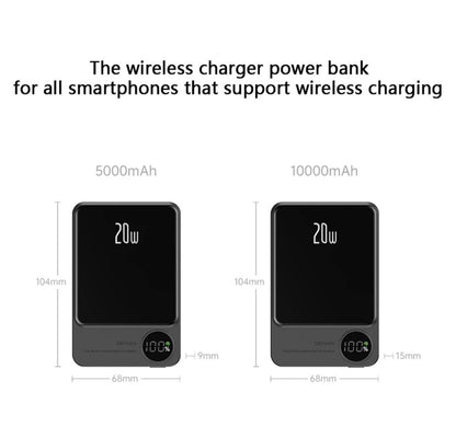 Magnetic 5000mAH/10000mAh Portable Wireless Power Bank