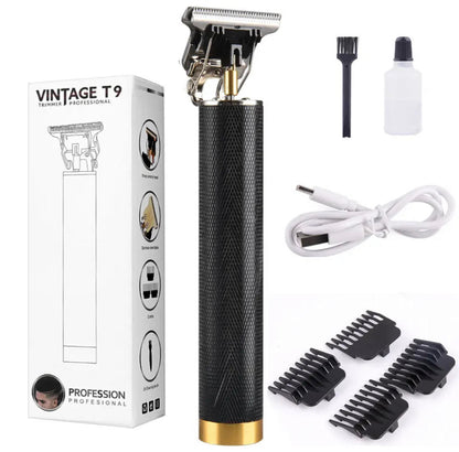 T9 All Metal Shaver with LCD Digital Display - Compact and Travel-Friendly