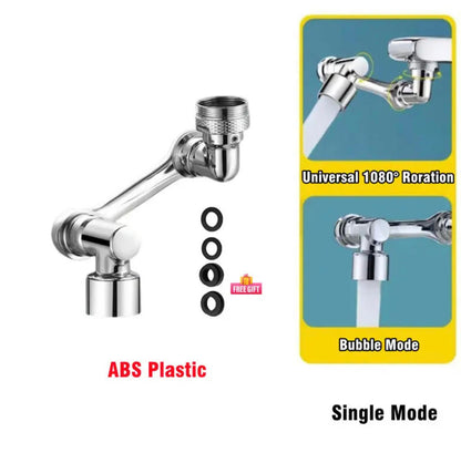 Faucet Extender with 1080° Rotating Sprayer Head and 22/24mm Adaptor